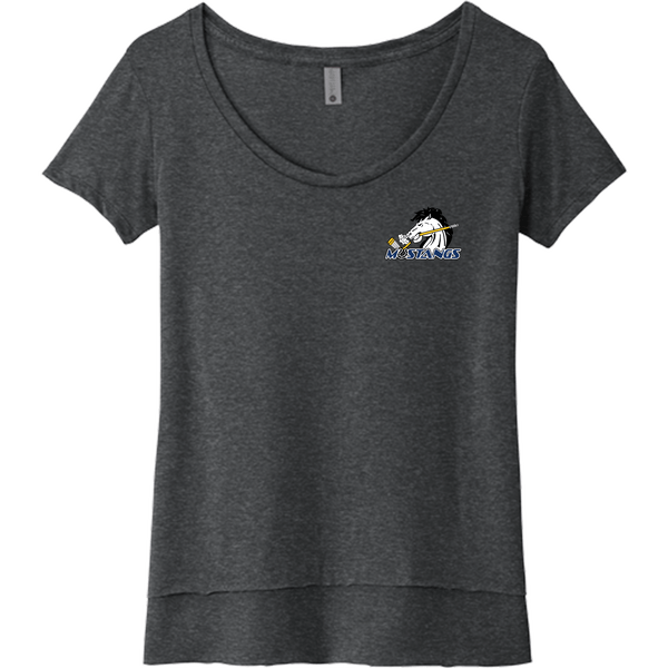 Mid-State Mustangs Womens Festival Scoop Neck Tee