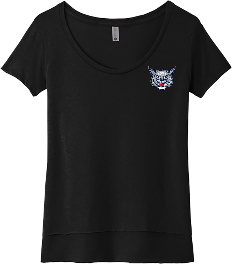 CT Bobcats Womens Festival Scoop Neck Tee