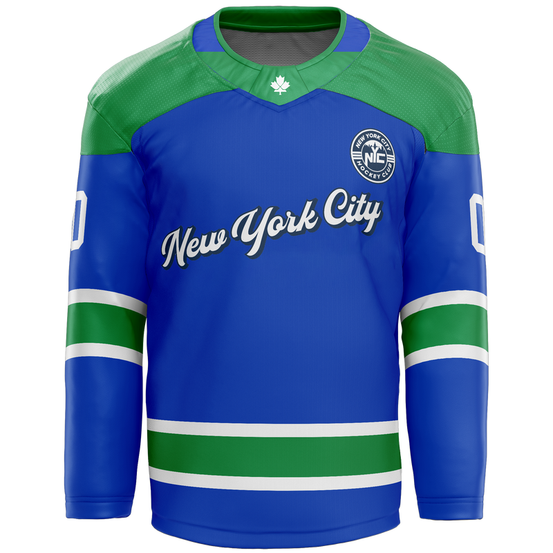 NYC Hockey Club Youth Goalie Cut and Sew Jersey