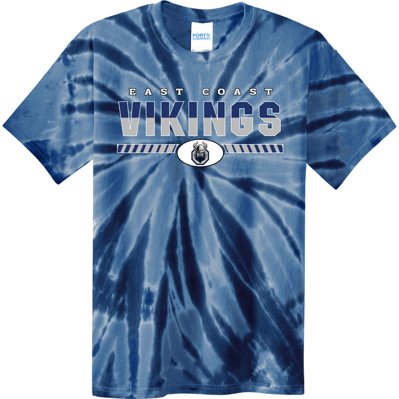 East Coast Vikings (Mens) Youth Tie-Dye Tee