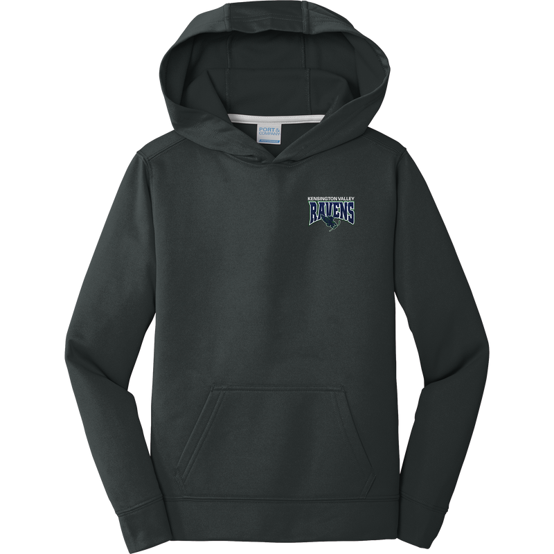 Kensington Valley Ravens Youth Performance Fleece Pullover Hooded Sweatshirt