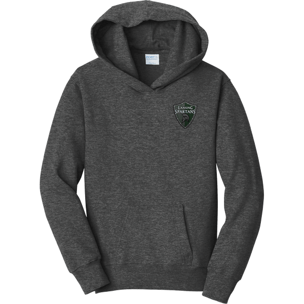 Lansing Spartans Youth Fan Favorite Fleece Pullover Hooded Sweatshirt