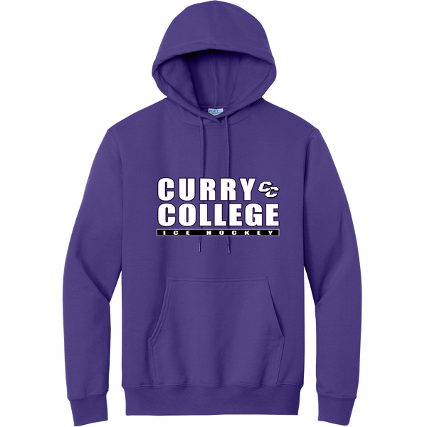 Curry College Essential Fleece Pullover Hooded Sweatshirt