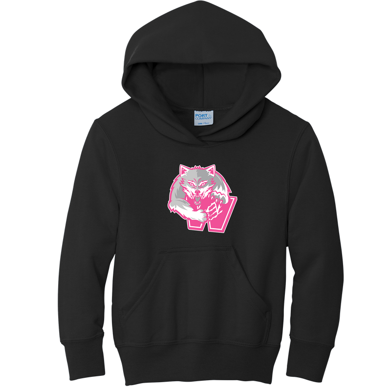 Woodbridge Wolfpack Youth Core Fleece Pullover Hooded Sweatshirt