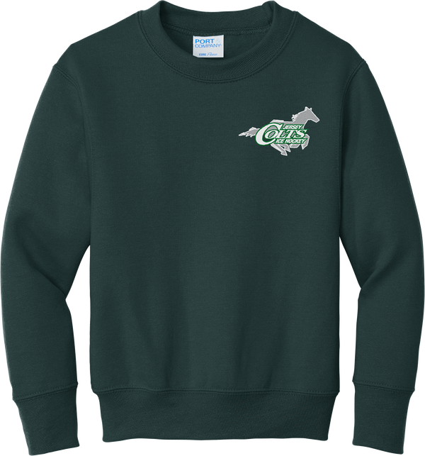 NJ Colts Youth Core Fleece Crewneck Sweatshirt