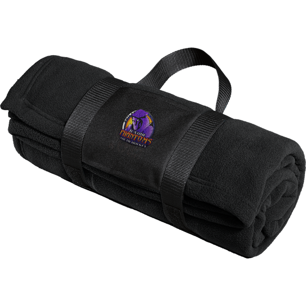 Jr. Phantoms Fleece Blanket with Carrying Strap