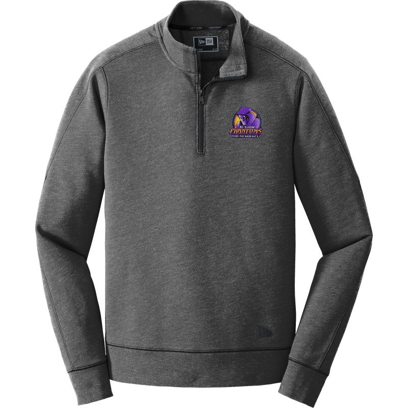 Jr. Phantoms New Era Tri-Blend Fleece 1/4-Zip Pullover