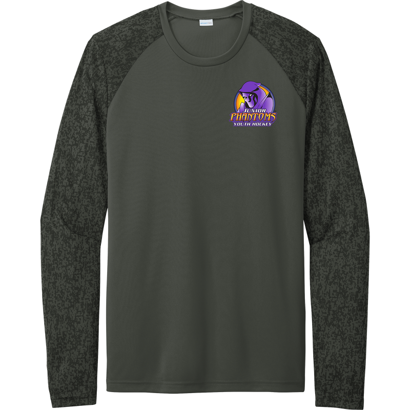 Jr. Phantoms Long Sleeve Digi Camo Tee