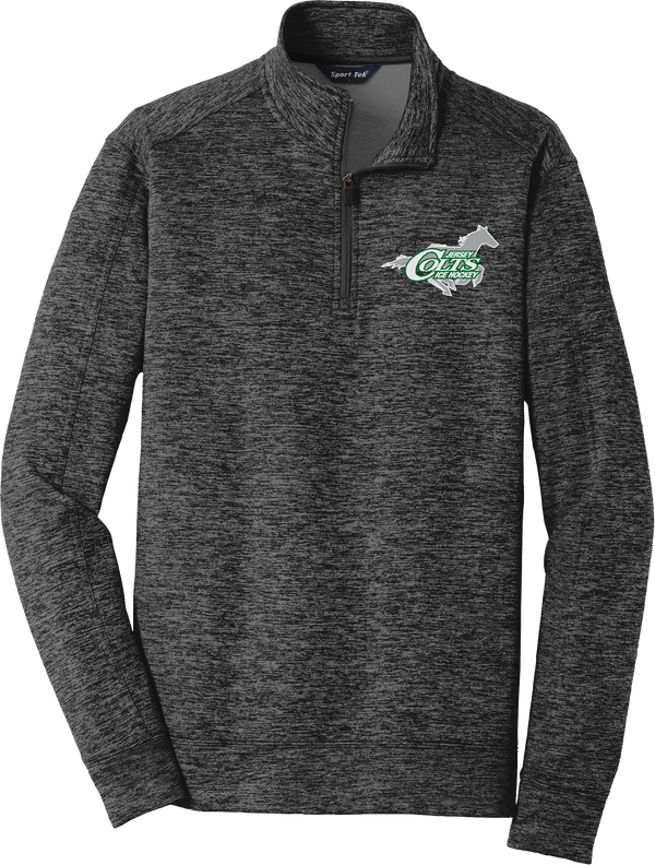 NJ Colts PosiCharge Electric Heather Fleece 1/4-Zip Pullover