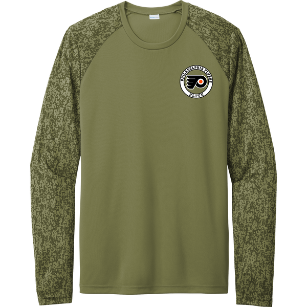 Philadelphia Flyers Elite Long Sleeve Digi Camo Tee