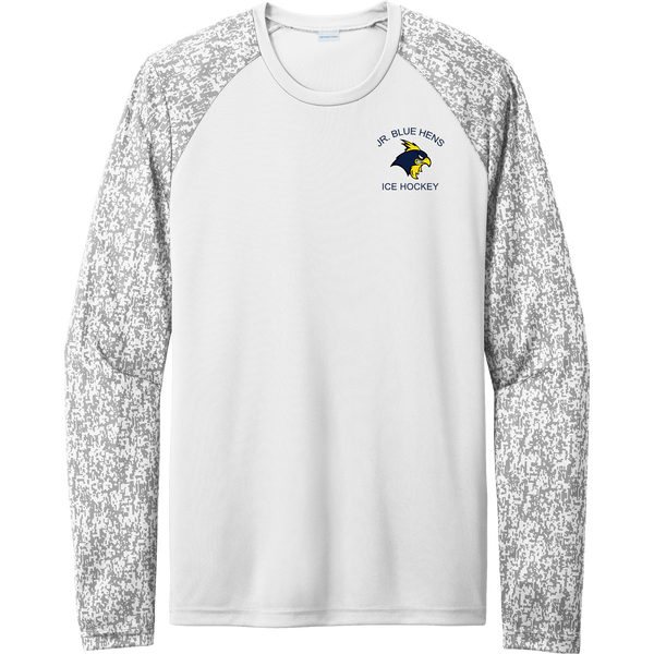 Delaware Jr. Blue Hens Long Sleeve Digi Camo Tee