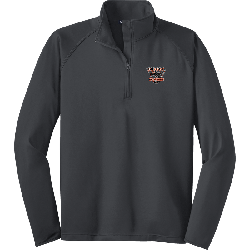 Biggby Bombers Sport-Wick Stretch 1/4-Zip Pullover
