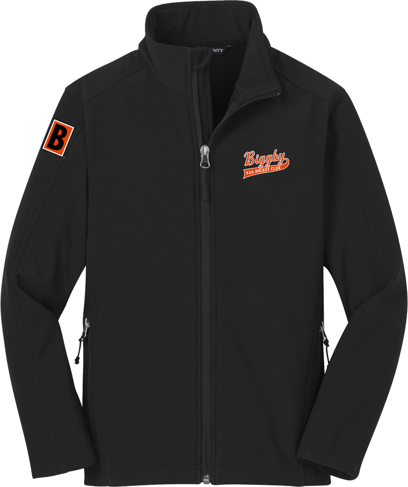 Biggby Coffee AAA Youth Core Soft Shell Jacket