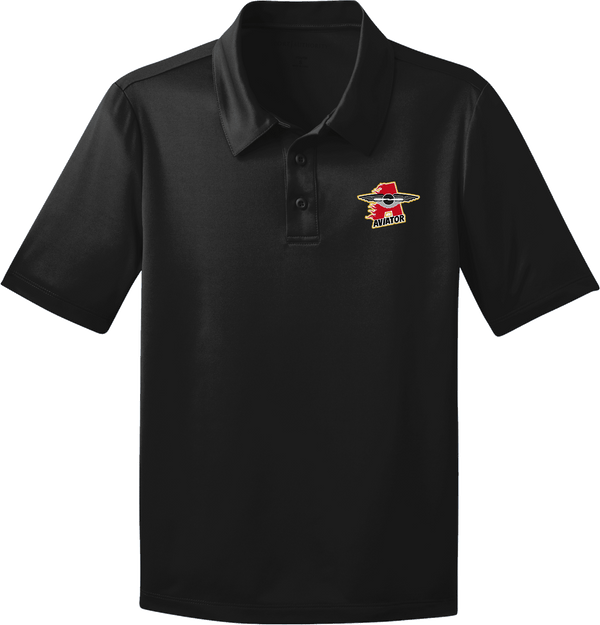 NY Aviators Youth Silk Touch Performance Polo