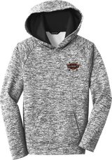 Orange County West Youth PosiCharge Electric Heather Fleece Hooded Pullover