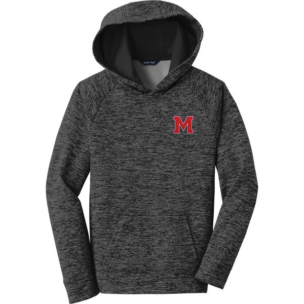 Mount St. Charles Youth PosiCharge Electric Heather Fleece Hooded Pullover