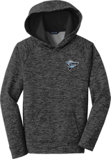 Ramapo Saints Youth PosiCharge Electric Heather Fleece Hooded Pullover