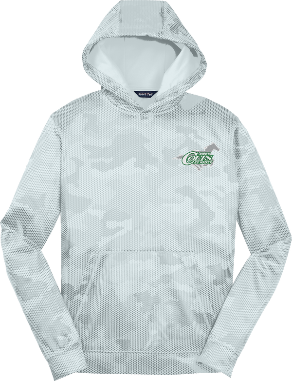 NJ Colts Youth Sport-Wick CamoHex Fleece Hooded Pullover