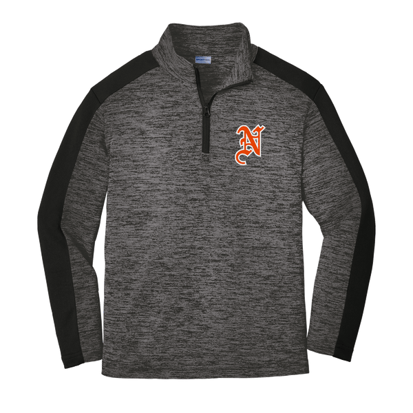 Midd North Hockey Youth PosiCharge Electric Heather Colorblock 1/4-Zip Pullover