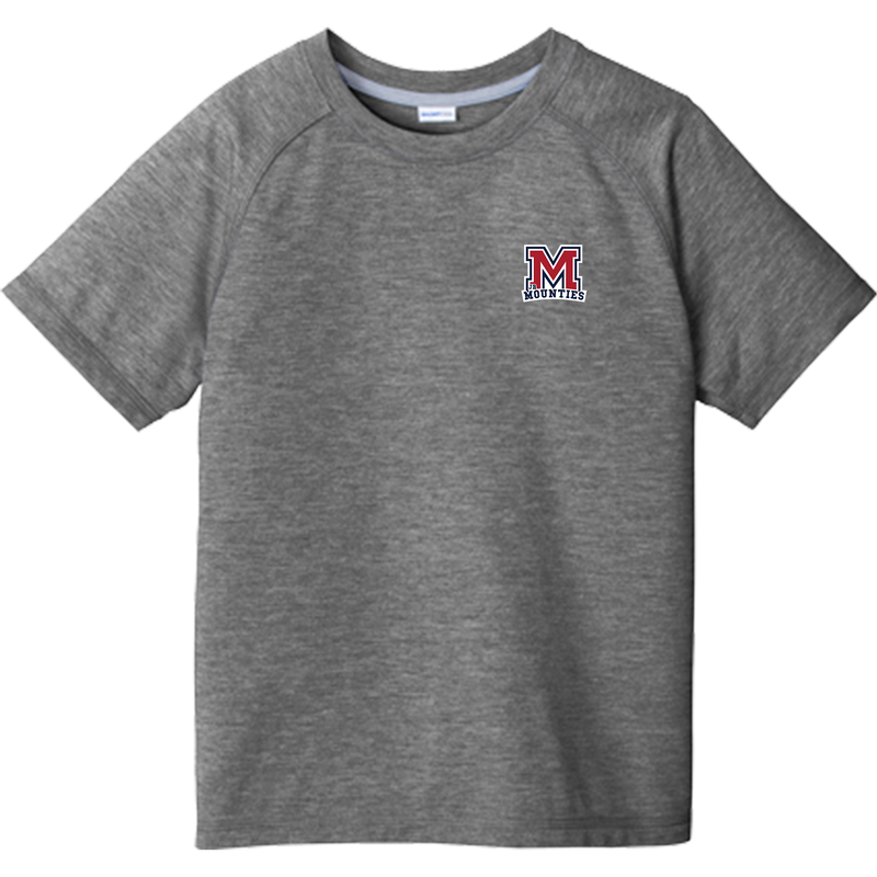 Jr. Mounties Youth PosiCharge Tri-Blend Wicking Raglan Tee