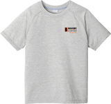 Biggby Coffee Hockey Club Youth PosiCharge  Tri-Blend Wicking Raglan Tee