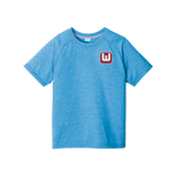 CT Whalers Tier 1 Youth PosiCharge  Tri-Blend Wicking Raglan Tee