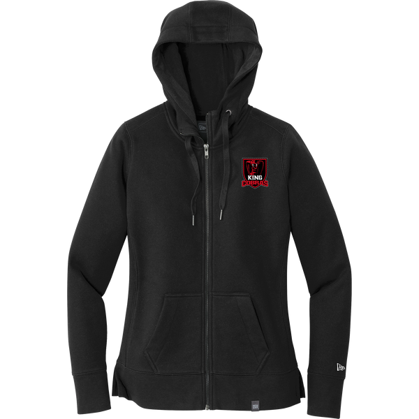 King Cobras New Era Ladies French Terry Full-Zip Hoodie